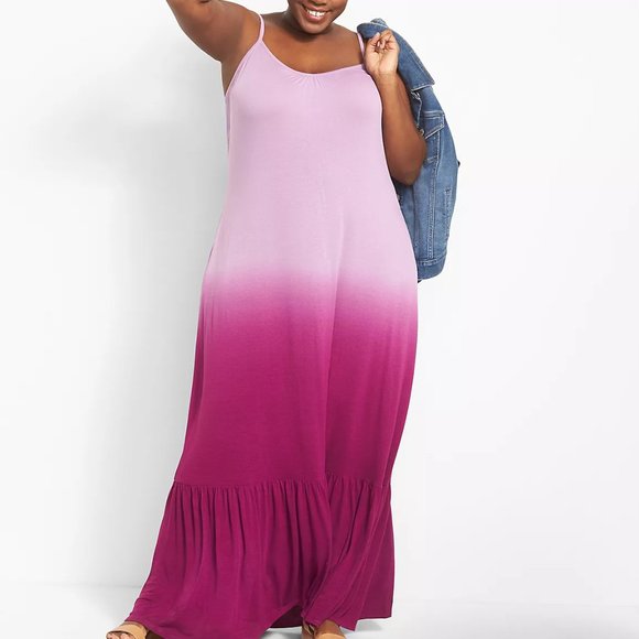 Lane Bryant Cami Maxi Dress - Picture 1 of 5